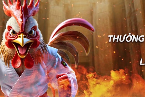 Gà chiến với cựa sắt sắc bén, sẵn sàng cho trận đấu