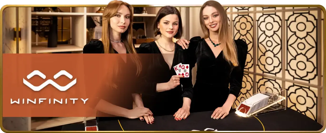 Người chia bài trực tiếp tại bàn Baccarat online MCW77